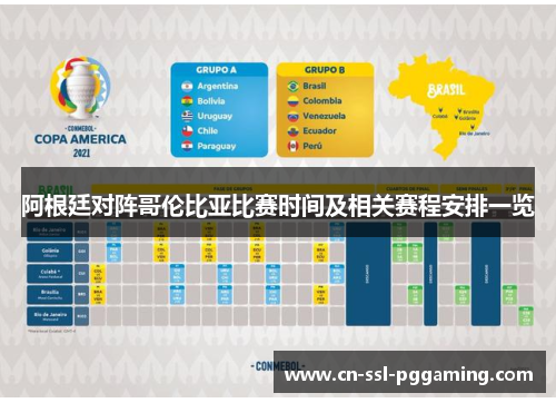 阿根廷对阵哥伦比亚比赛时间及相关赛程安排一览